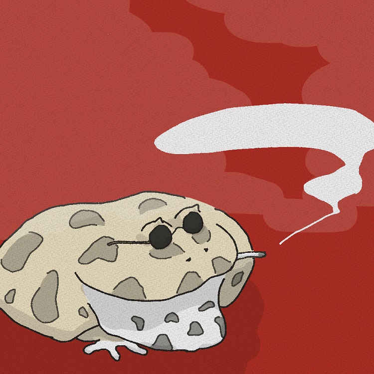 飛べないカエル